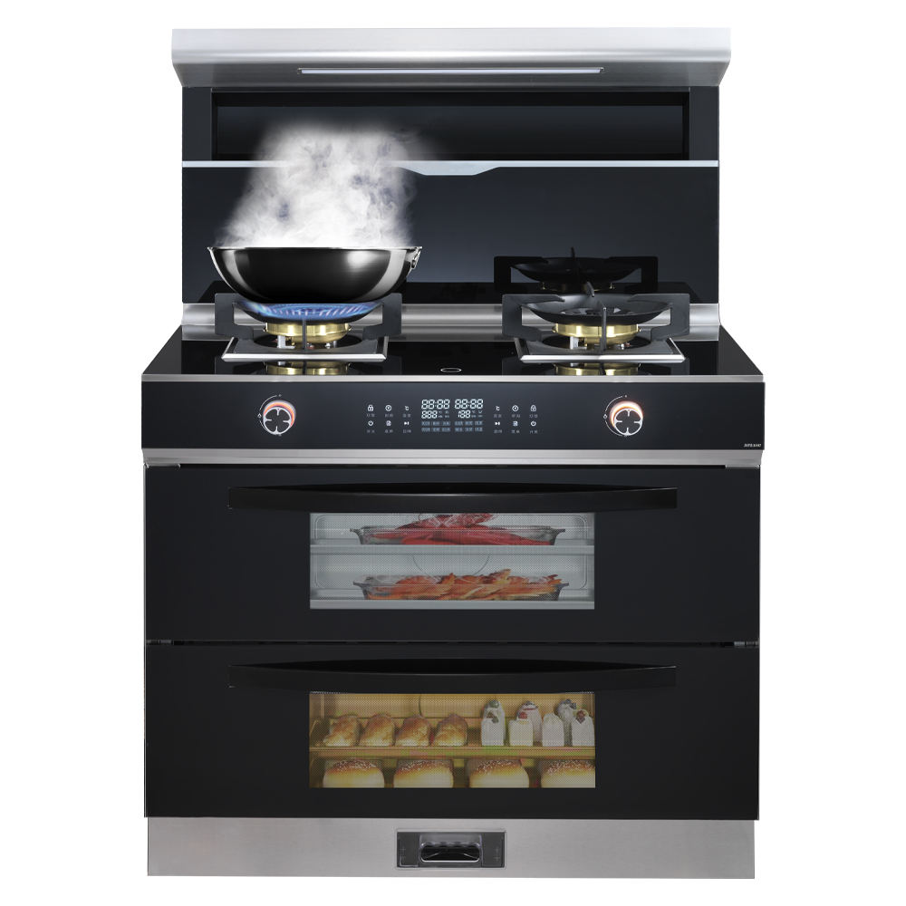 Built-In Integrated Oven Under Cabinet Electric Chimney Range Cooker Hood
