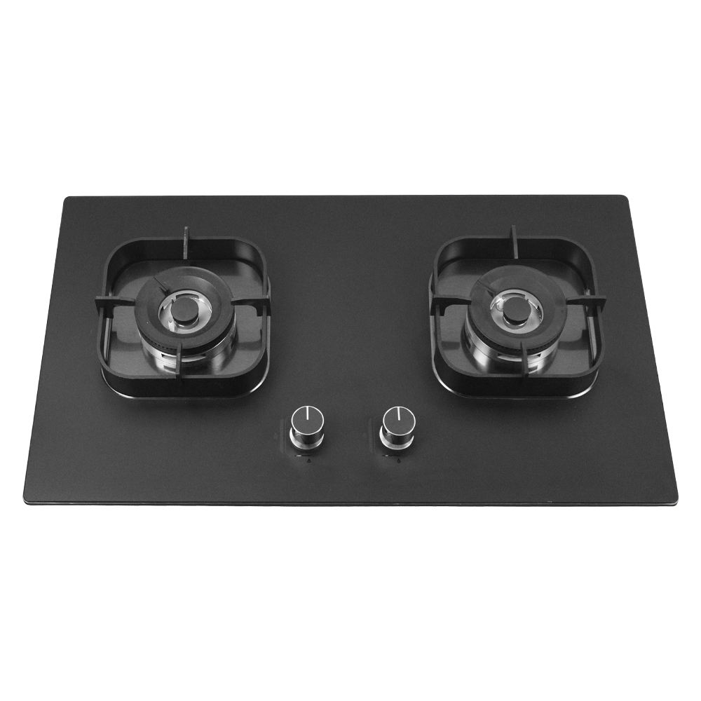 Electronic Ignition Cooktop Burners Cooker Tempered Glass Gas Stove
