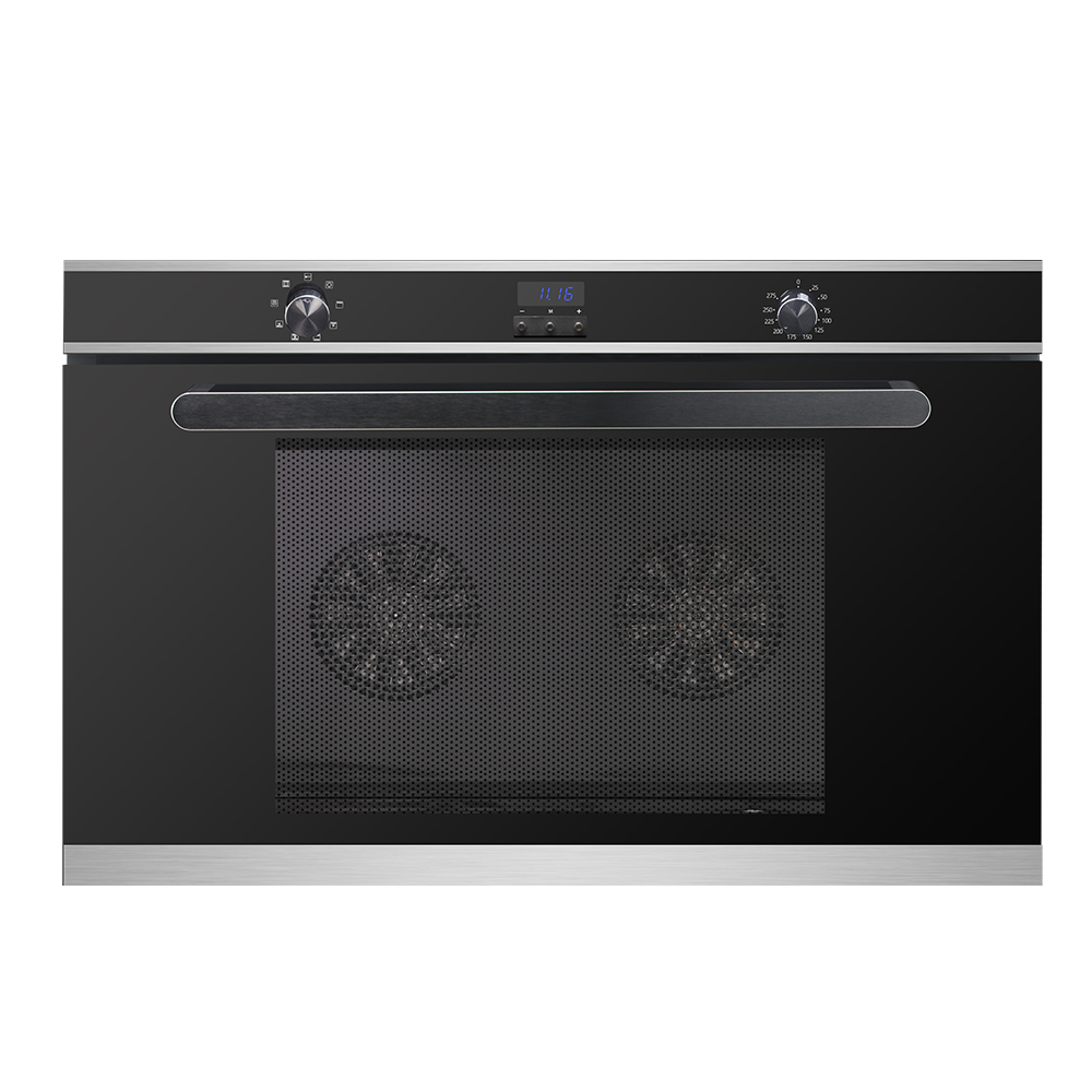 What advantages of a double electrical wall waste versus one oven examples?
